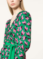 DIANE VON FURSTENBERG Wickelkleid BLADE , Farbe: GRÜN/ PINK/ SCHWARZ (Bild 1)