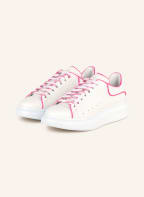 Alexander McQUEEN Sneaker, Farbe: WEISS/ NEONPINK (Bild 1)