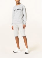 BALMAIN Sweatshirt , Color: LIGHT GRAY/ BLACK (Image 1)
