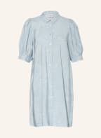 ICHI Hemdblusenkleid IHCASSIOPEIA, Farbe: HELLBLAU/ ECRU (Bild 1)