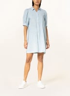 ICHI Hemdblusenkleid IHCASSIOPEIA, Farbe: HELLBLAU/ ECRU (Bild 1)