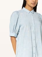 ICHI Hemdblusenkleid IHCASSIOPEIA, Farbe: HELLBLAU/ ECRU (Bild 1)