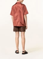 VALENTINO Resort shirt comfort fit in silk, Color: DARK RED (Image 1)