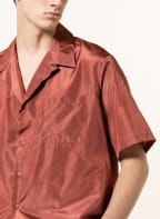 VALENTINO Resort shirt comfort fit in silk, Color: DARK RED (Image 1)