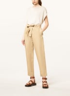 Marc O'Polo Paperbag-Hose mit Leinen, Farbe: BEIGE (Bild 1)