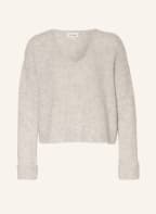 American Vintage Cropped-Pullover mit Alpaka , Farbe: TAUPE (Bild 1)