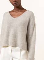 American Vintage Cropped-Pullover mit Alpaka , Farbe: TAUPE (Bild 1)