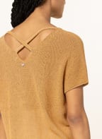rich&royal Strickshirt mit Glitzergarn, Farbe: BRAUN (Bild 1)
