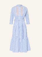 rich&royal Hemdblusenkleid mit 3/4-Arm und Stickereien , Farbe: HELLBLAU/ WEISS (Bild 1)