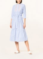 rich&royal Hemdblusenkleid mit 3/4-Arm und Stickereien , Farbe: HELLBLAU/ WEISS (Bild 1)