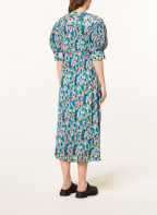 GANNI Pleated dress, Color: GREEN/ BLUE/ PINK (Image 1)