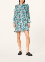 GANNI Plisseekleid, Farbe: BLAU/ GRÜN/ PINK (Bild 1)