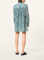 GANNI Plisseekleid, Farbe: BLAU/ GRÜN/ PINK (Bild 1)