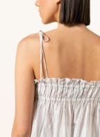 GANNI Top, Farbe: WEISS/ GRAU (Bild 1)