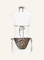 GANNI Triangel-Bikini-Top, Farbe: SCHWARZ/ HELLBRAUN (Bild 1)
