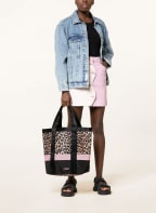 GANNI Shopper, Color: BEIGE/ BLACK (Image 1)