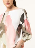 s.Oliver BLACK LABEL Blusenshirt mit 3/4-Arm, Farbe: ROSA/ OLIV/ WEISS (Bild 1)