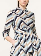 windsor. Hemdblusenkleid mit 3/4-Arm, Farbe: WEISS/ HELLBLAU/ DUNKELBLAU (Bild 1)