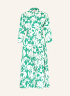 MRS & HUGS Hemdblusenkleid mit 3/4-Arm , Farbe: GRÜN/ WEISS (Bild 1)