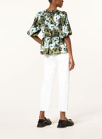 GESTUZ Blusenshirt BLISHAGZ, Farbe: KHAKI/ HELLBLAU (Bild 1)