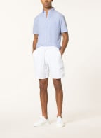 POLO RALPH LAUREN Kurzarm-Hemd Untucked Fit, Farbe: WEISS/ HELLBLAU (Bild 1)