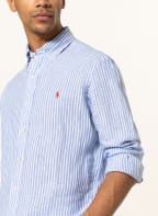 POLO RALPH LAUREN Leinenhemd Custom Fit, Farbe: WEISS/ HELLBLAU (Bild 1)
