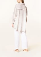 MRS & HUGS Oversized-Hemdbluse aus Musselin, Farbe: CREME (Bild 1)