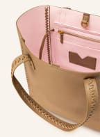 LES VISIONNAIRES Shopper MARIA mit Pouch, Farbe: HELLBRAUN (Bild 1)