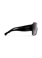 CHANEL Umschließende Sonnenbrille , Farbe: C501S632 - SCHWARZ/ SCHWARZ VERLAUF (Bild 1)