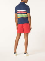 POLO RALPH LAUREN Koszulka polo z piki custom slim fit, Kolor: NIEBIESKI/ BIAŁY/ CZERWONY (Obrazek 1)