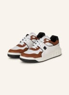 VALENTINO GARAVANI Sneaker ONE STUD, Farbe: WEISS/ BRAUN (Bild 1)