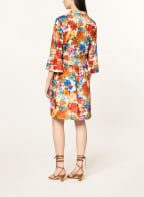 NVSCO Kleid mit 3/4-Arm, Farbe: WEISS/ ROT/ GRÜN (Bild 1)