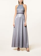VM VERA MONT Abendkleid mit Schmuckperlen und Glitzergarn , Farbe: SILBER/ HELLBLAU/ PINK (Bild 1)