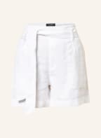LAUREN RALPH LAUREN Paperbag-Shorts aus Leinen, Farbe: WEISS (Bild 1)