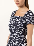Vera Mont Cocktailkleid, Farbe: DUNKELBLAU/ WEISS (Bild 1)