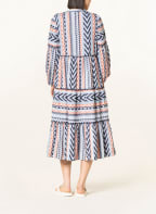 MRS & HUGS Kleid, Farbe: BLAU/ WEISS/ ORANGE (Bild 1)