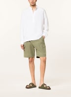 Marc O'Polo Leinenhemd Regular Fit mit Stehkragen, Farbe: WEISS (Bild 1)