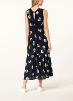 oui Kleid , Farbe: DUNKELBLAU/ WEISS (Bild 1)