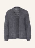 LUISA CERANO Knit cardigan with alpaca, Color: GRAY (Image 1)