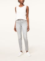 LIU JO Skinny jeans DEVINE with decorative gem trim, Color: 88220 Den.Grey real wash (Image 1)
