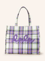 Lala Berlin Shopper, Farbe: HELLLILA/ WEISS/ GELB (Bild 1)