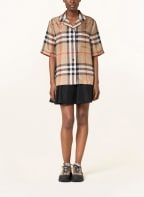 BURBERRY Seidenbluse TIERNEY, Farbe: CAMEL/ DUNKELBLAU/ ROT (Bild 1)