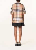 BURBERRY Seidenbluse TIERNEY, Farbe: CAMEL/ DUNKELBLAU/ ROT (Bild 1)