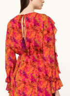 PATRIZIA PEPE Kleid, Farbe: ORANGE/ PINK/ HELLGRÜN (Bild 1)