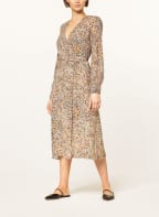 PATRIZIA PEPE Wickelkleid, Farbe: BEIGE/ LILA/ PETROL (Bild 1)
