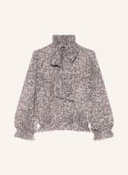 PATRIZIA PEPE Schluppenbluse, Farbe: TAUPE/ SCHWARZ (Bild 1)