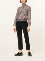 PATRIZIA PEPE Schluppenbluse, Farbe: TAUPE/ SCHWARZ (Bild 1)