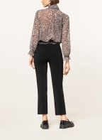 PATRIZIA PEPE Schluppenbluse, Farbe: TAUPE/ SCHWARZ (Bild 1)