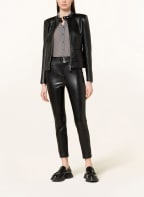 PATRIZIA PEPE Jacke in Lederoptik, Farbe: SCHWARZ (Bild 1)