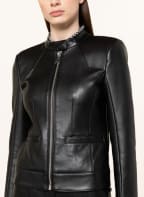 PATRIZIA PEPE Jacke in Lederoptik, Farbe: SCHWARZ (Bild 1)